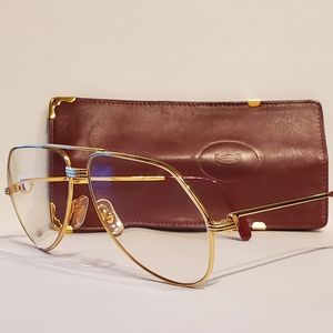 24ct GOLD PLATED, CARTIER VENDOME LC - L CHANGEABL